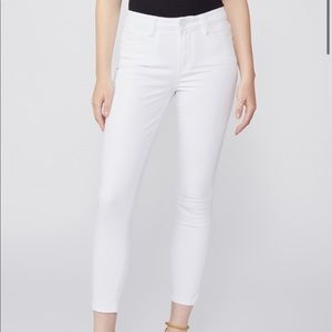 Paige Hoxton Ankle Crisp White Jeans